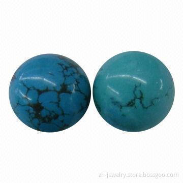 Precious Turquoise Ball Beads, 100% Natural/Different Sizes/2-100mm, Shapes and Styles are Available